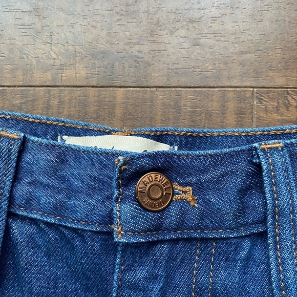 Madewell Baggy Straight Jeans in Dark Indigo blue - Picture 13 of 16